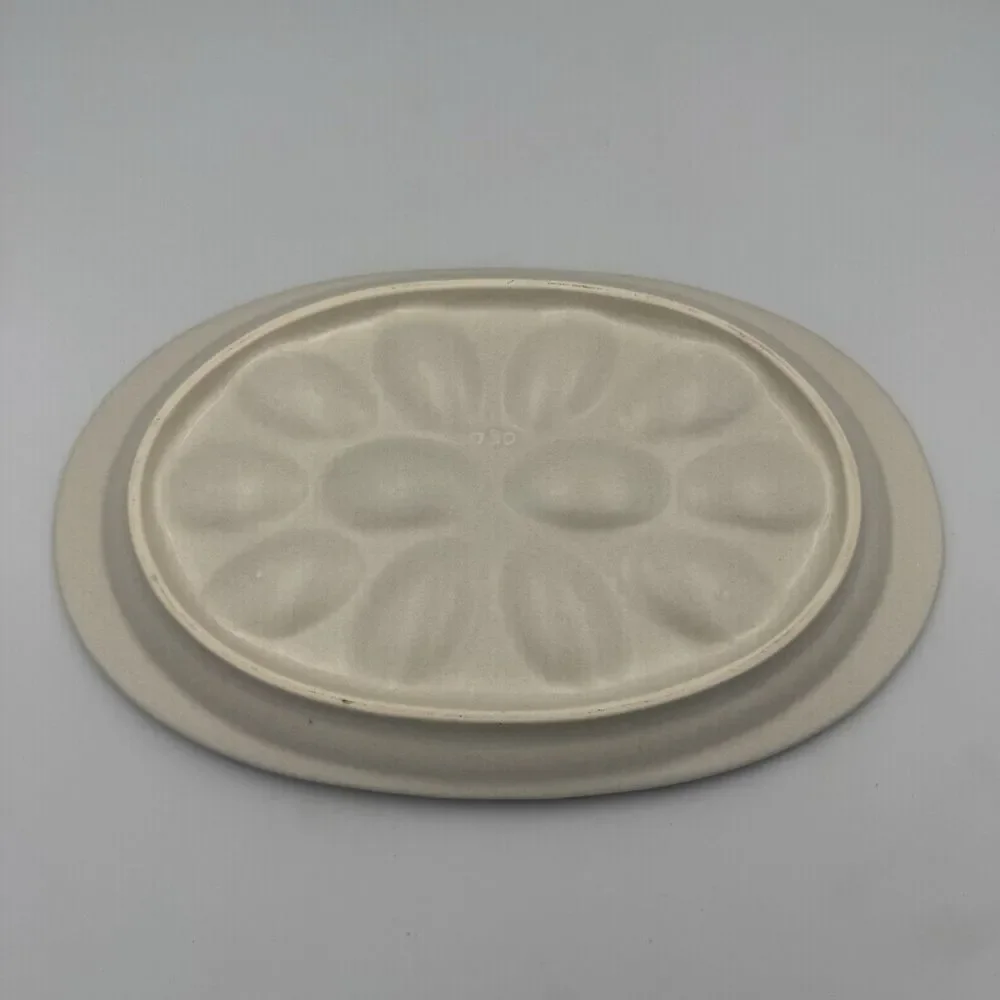 Vintage Pfaltzgraff Yorktowne Deviled Egg Platter Oval 12.5